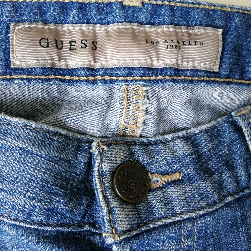 Y2K Guess Denim boyfriend shorts, size 23 - Picture 4 of 8